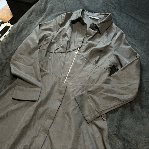 Disturbia Bullet Corset Shirt Dress, US6/UK10 - Picture 5 of 5